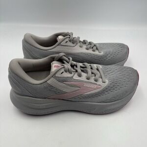 Brooks Adrenaline GTS 24 Women's Running Sneakers Gray/Pink Lace-Up Narrow